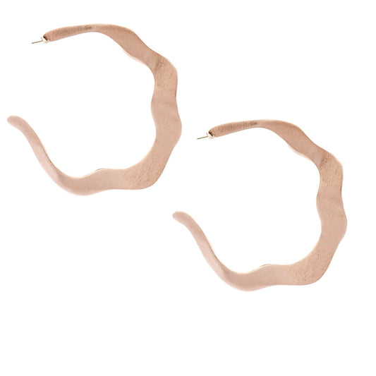 Flow Hoops Rose Gold