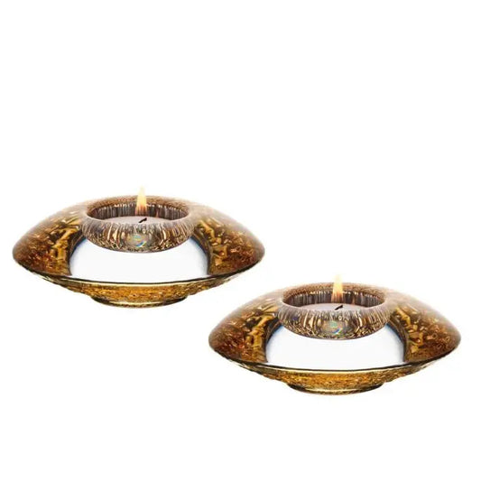 Discus Small Gold S/2 Votives