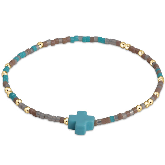 egirl Hope Unwritten Signature Cross Bracelet - Where's the Beach