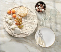 Colson Appetizer Fork, Ivory/Polished Silver
