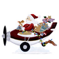 Santa in Flight, painted