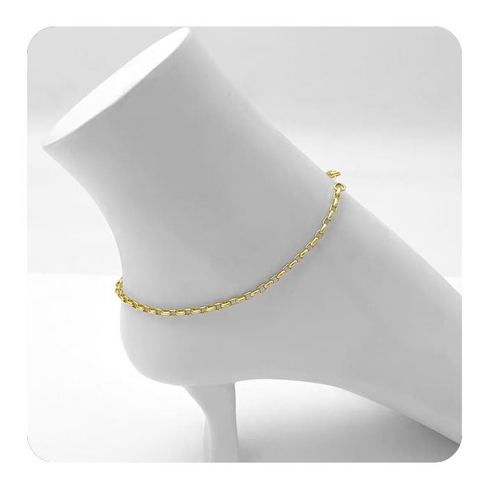 Signature 3.0mm Rolo Anklet