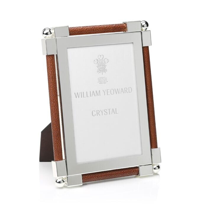 Classic Shagreen Dark Brown Frame 4X6