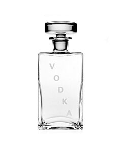 Lillian Square Decanter w/stop-Vodka