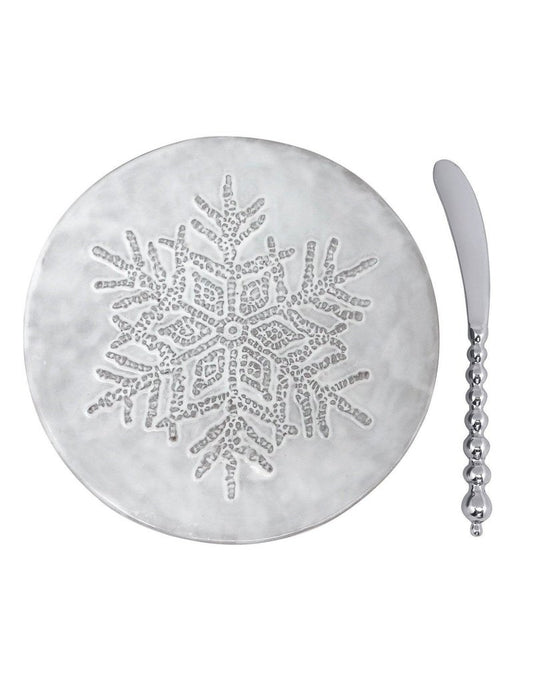 Dotty Snowflake Plate & Spreader