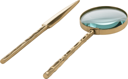 Lublin Magnifying Glass & Letter Opener Set