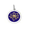 Octopus Gold Enamel Pendant