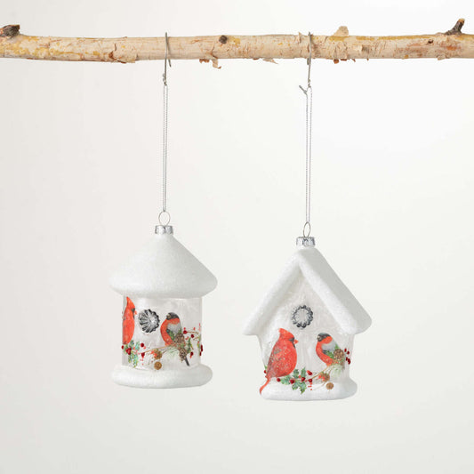Birdhouse Ornament Multi. Sullivans