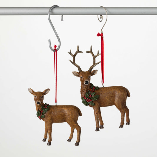 WOODLAND DEER ORNAMENT