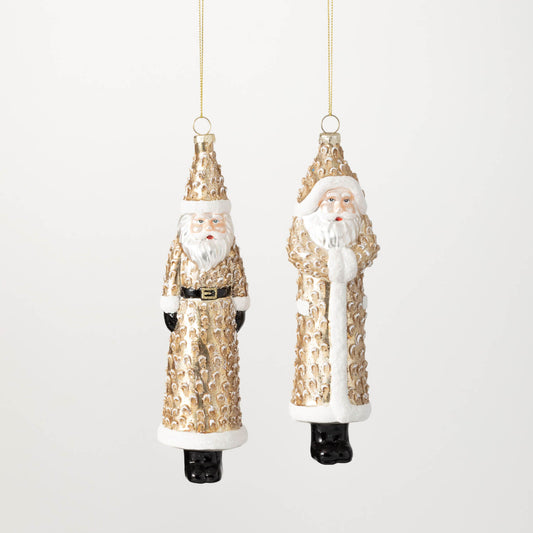 SKINNY SANTA ORNAMENT Assorted