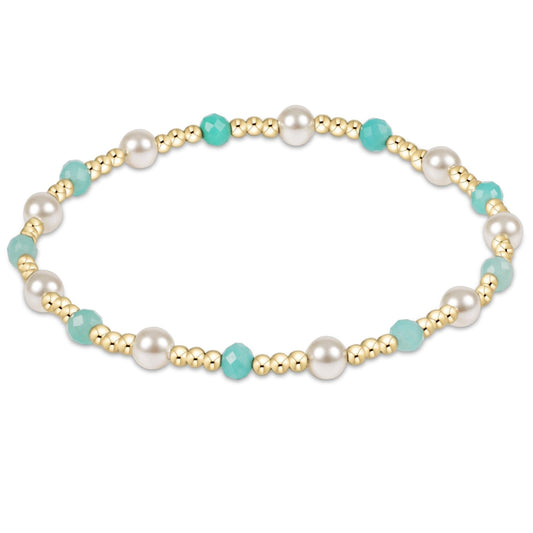 Pearl Sincerity Pattern 4mm Bead Bracelet - Amazon