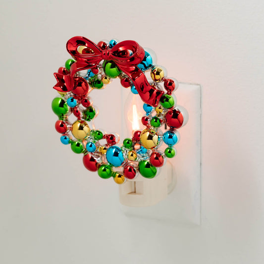 CHRISTMAS WREATH NIGHTLIGHT