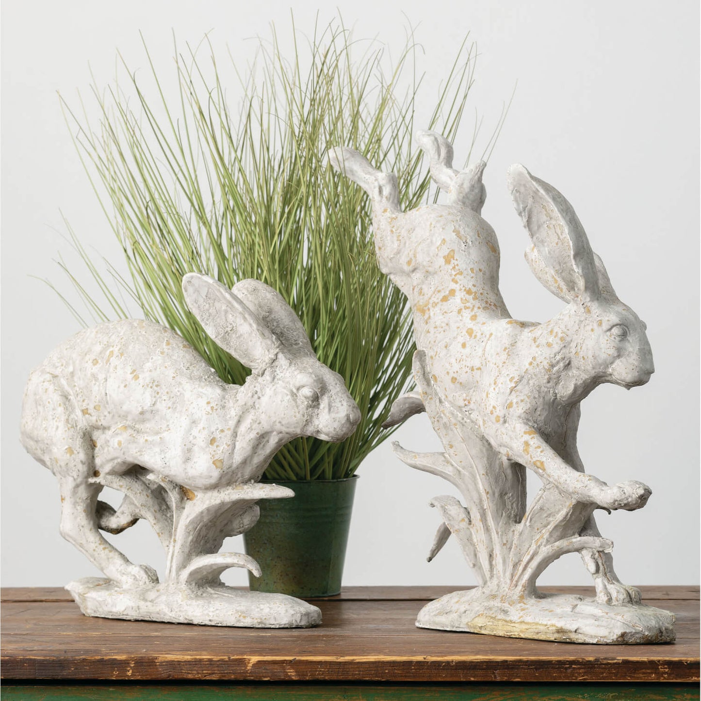 Rustic Bunny Figurines Assorted