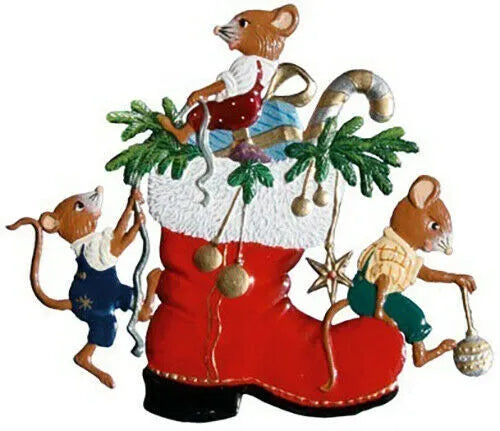 Mice in Boot, ornament