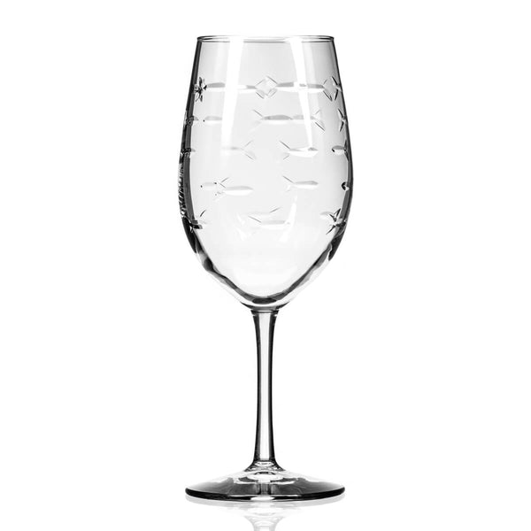 School of Fish S/2 All Purpose 18oz Wine Glass