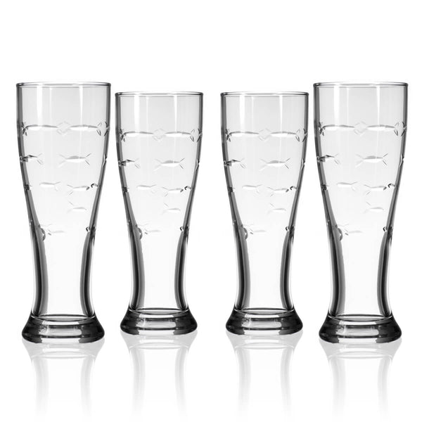 School of Fish Set of 4 16oz Beer Pint