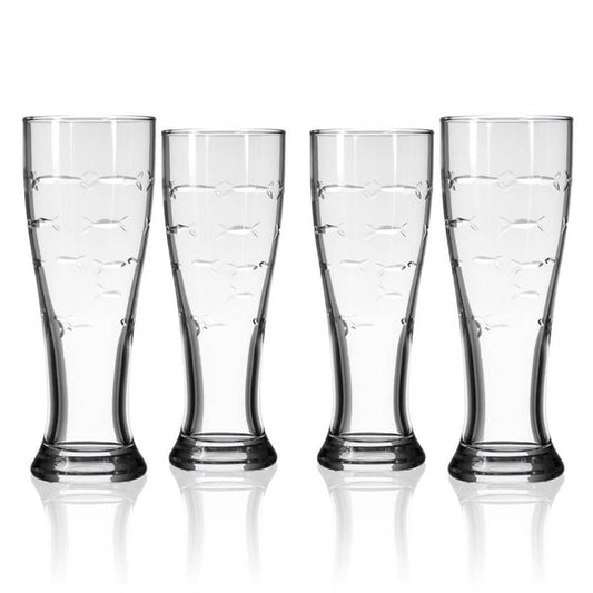 School of Fish Set of 2 16oz Beer Pint