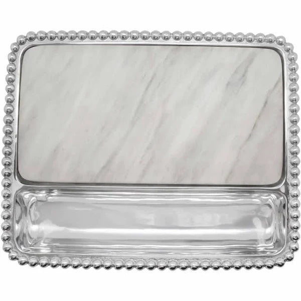 Pearled Marble Serving Board