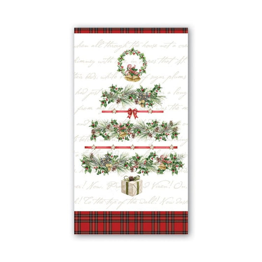 MDW Holiday Garland Hostess Napkin