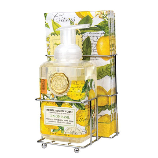 MDW Lemon Basil Foaming Soap Napkin Set