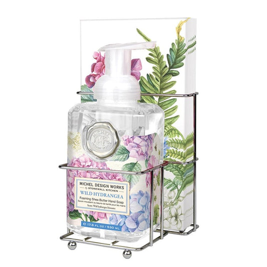 MDW Wild Hydrangea Foaming Soap Napkin Set