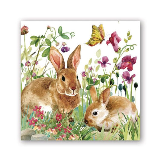 MDW Bunny Meadow Cocktail Napkin