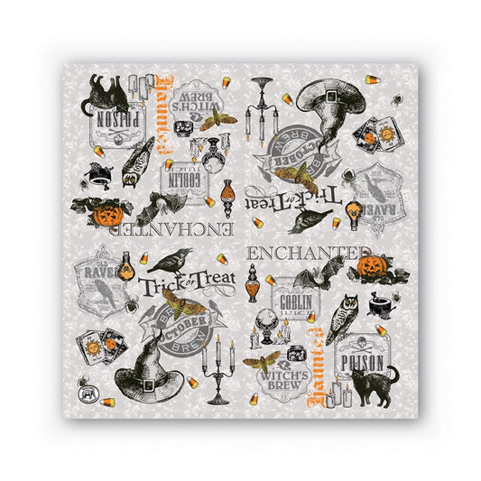 MDW Trick or Treat Cocktail Napkin