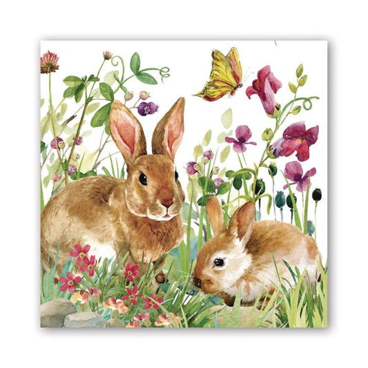 MDW Bunny Meadow Luncheon Napkin