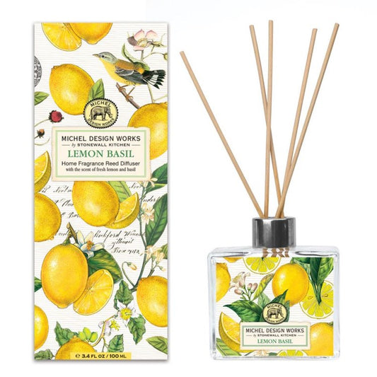 MDW Lemon Basil Home Fragrance Reed Diffuser