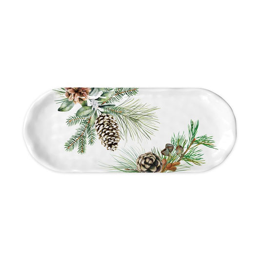 MDW White Spruce Melamine Accent Tray
