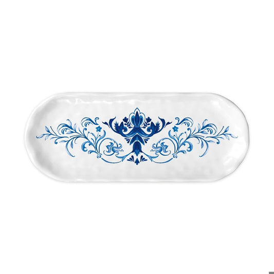 MDW Indigo Seas Melamine Accent Tray
