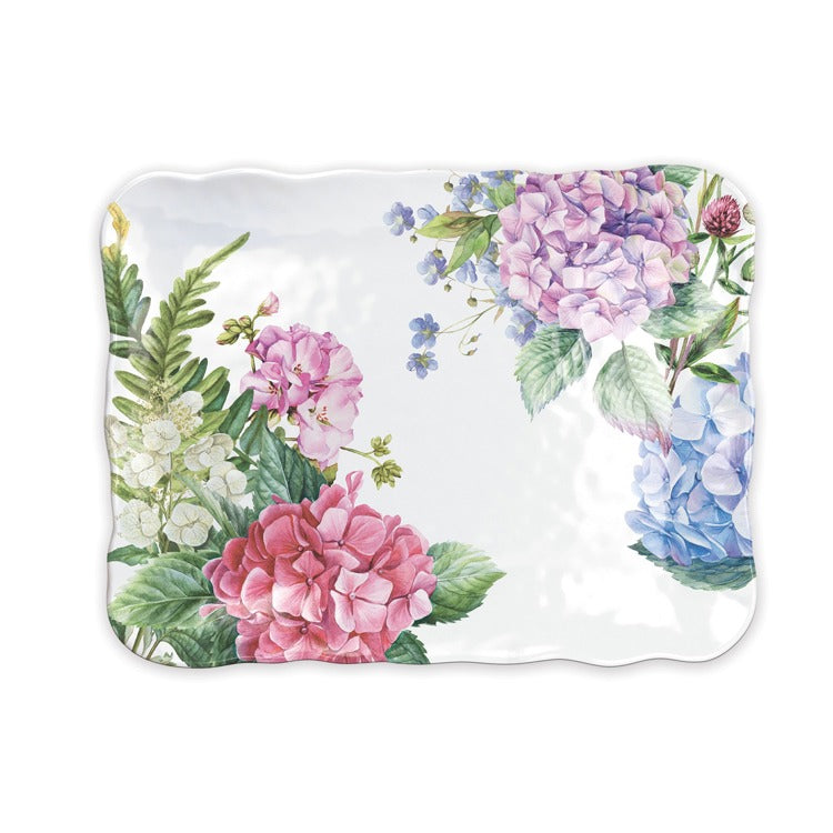 MDW Wild Hydrangea Melamine Cookie Tray