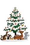 Woodland Decorated Tree, paint
