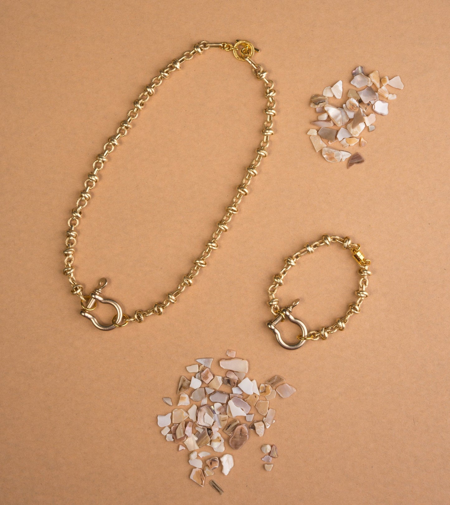 Knot Chain, Stirrup Bracelet
